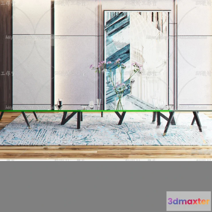 1127590 - Table And Chairs - 3D Models - 0930