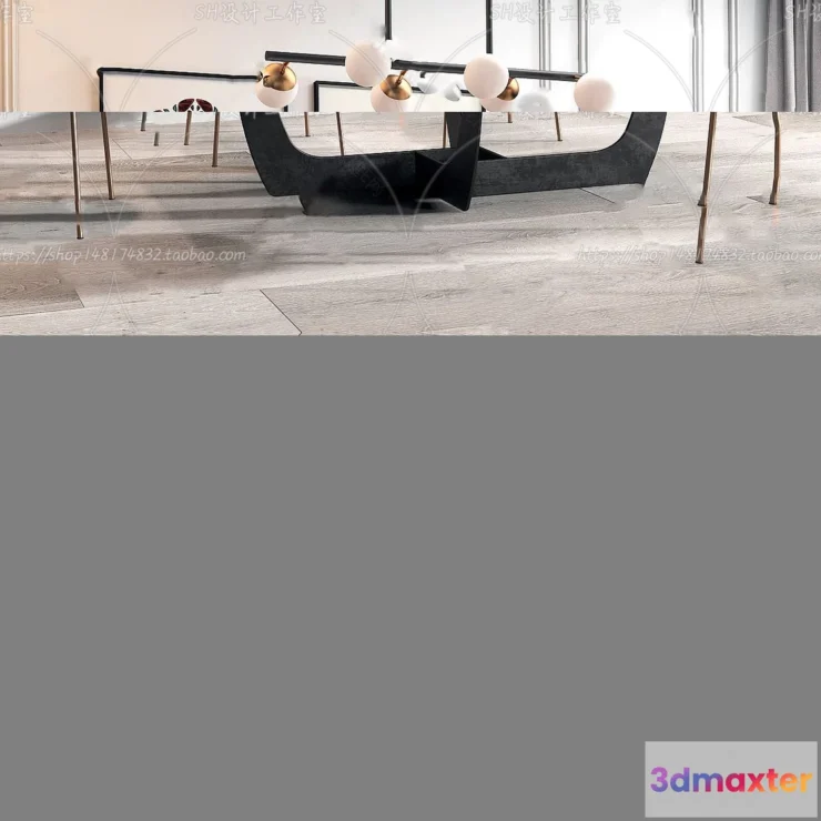 1127592 - Table And Chairs - 3D Models - 0931