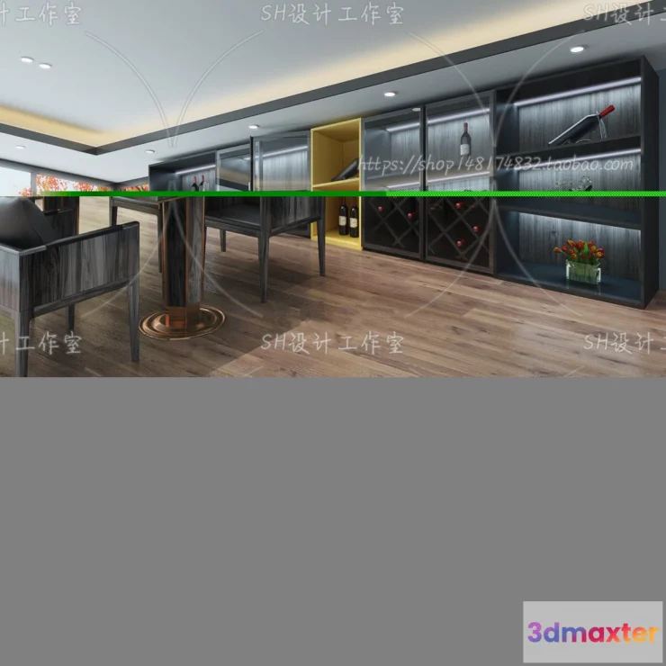 1127624 - Table And Chairs - 3D Models - 0947