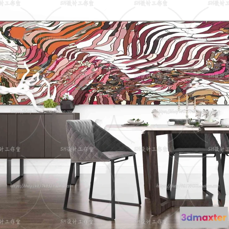 1127630 - Table And Chairs - 3D Models - 0950