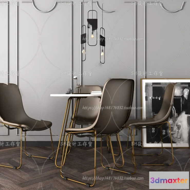 1127648 - Table And Chairs - 3D Models - 0959