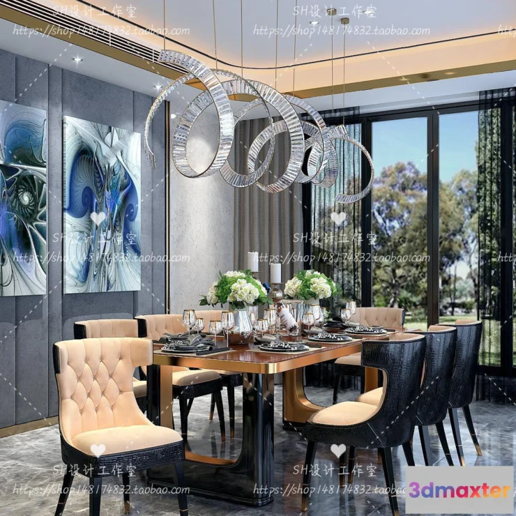 1127670 - Table And Chairs - 3D Models - 0970