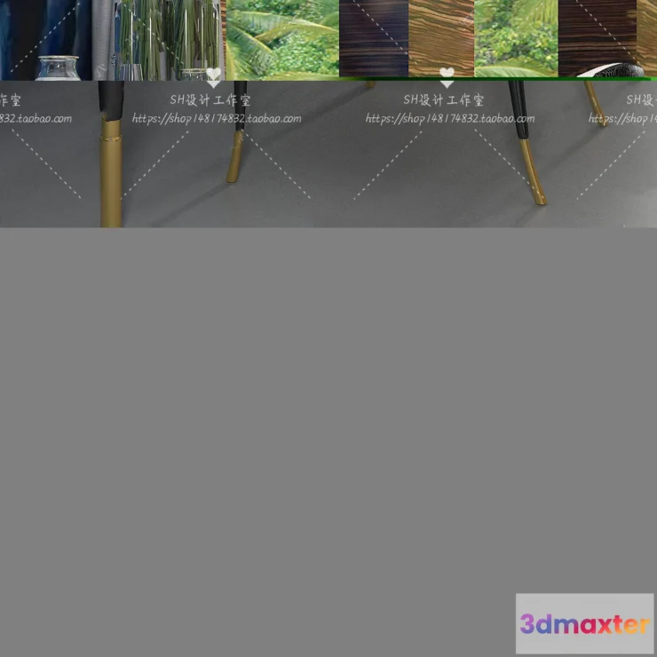 1127698 - Table And Chairs - 3D Models - 0984