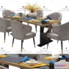 1127706 - Table And Chairs - 3D Models - 0988