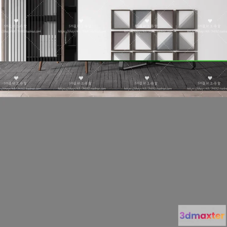 1127730 - Table And Chairs - 3D Models - 1000