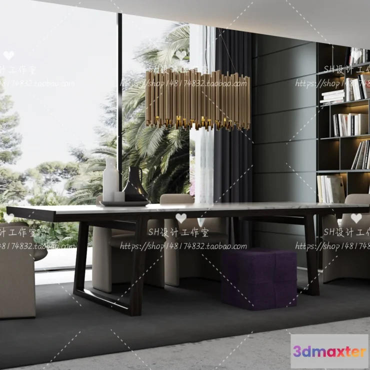 1127888 - Table And Chairs - 3D Models - 1079