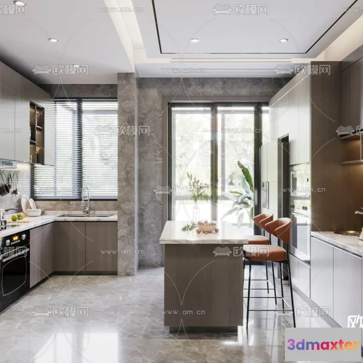 1142726 - Corona Render 3D Scenes - Kitchen - 0002