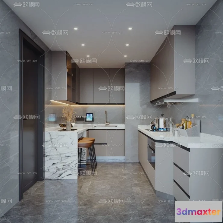 1142730 - Corona Render 3D Scenes - Kitchen - 0004