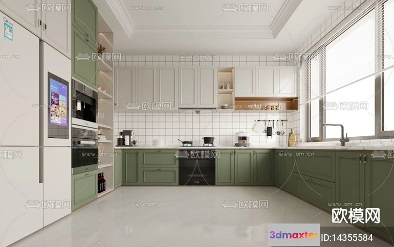 1240700 - KITCHEN SETS - VRAY  CORONA - 3D MODEL - 1474