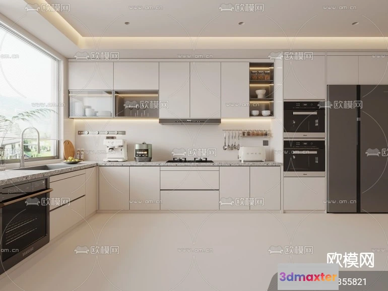 1240702 - KITCHEN SETS - VRAY  CORONA - 3D MODEL - 1475