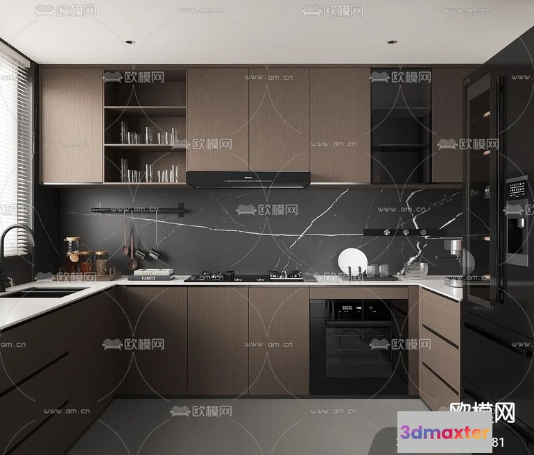 1240704 - KITCHEN SETS - VRAY CORONA - 3D MODEL - 1476