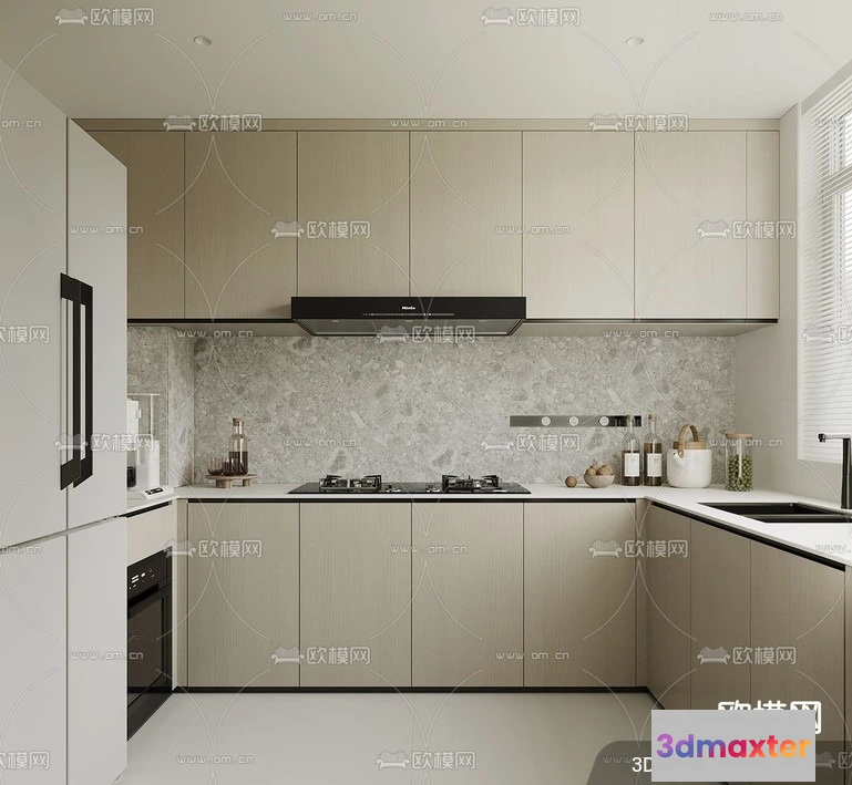 1240706 - KITCHEN SETS - VRAY  CORONA - 3D MODEL - 1477
