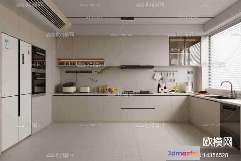 1240708 - KITCHEN SETS - VRAY  CORONA - 3D MODEL - 1478