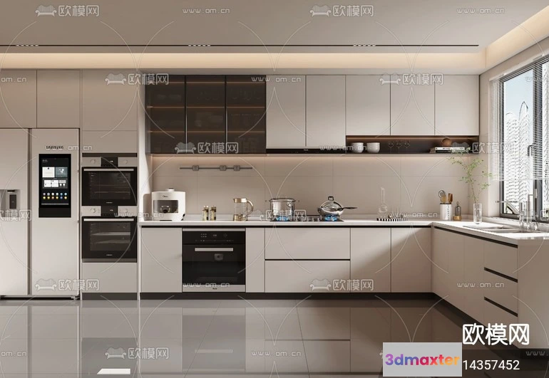 1240712 - KITCHEN SETS - VRAY  CORONA - 3D MODEL - 1480
