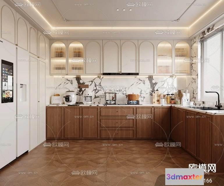 1240718 - KITCHEN SETS - VRAY  CORONA - 3D MODEL - 1483