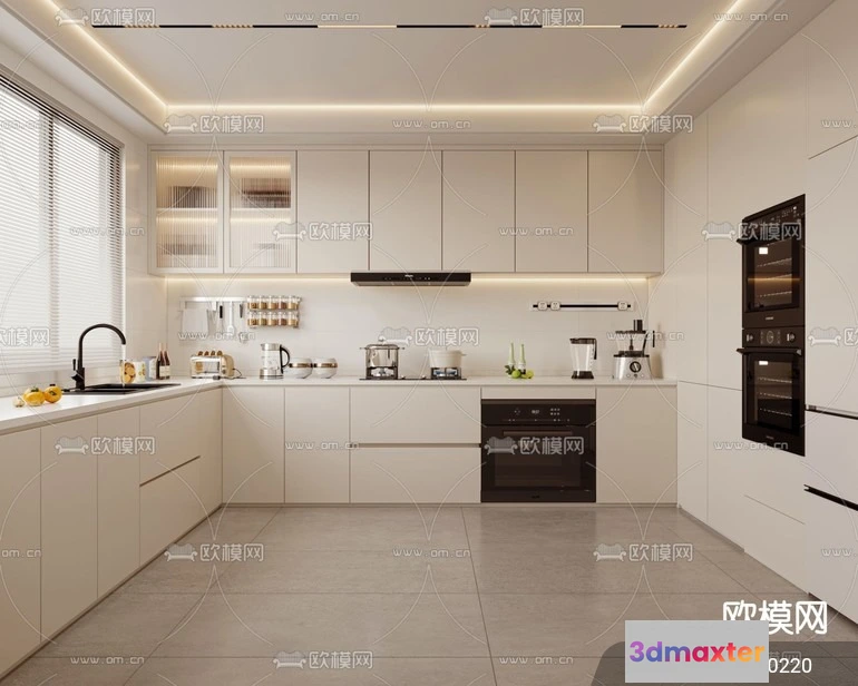1240720 - KITCHEN SETS - VRAY  CORONA - 3D MODEL - 1484