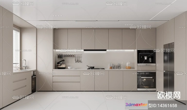 1240724 - KITCHEN SETS - VRAY  CORONA - 3D MODEL - 1486