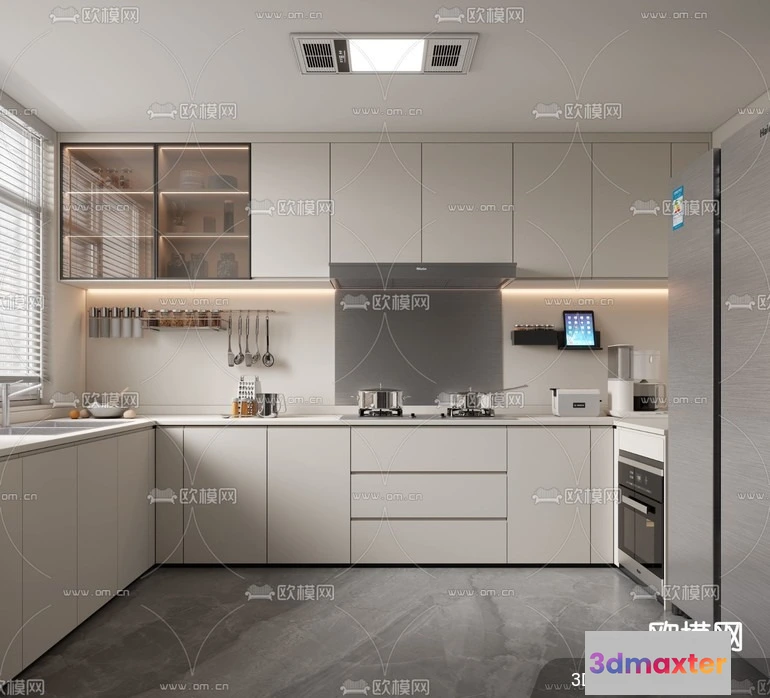 1240770 - KITCHEN SETS - VRAY  CORONA - 3D MODEL - 1509