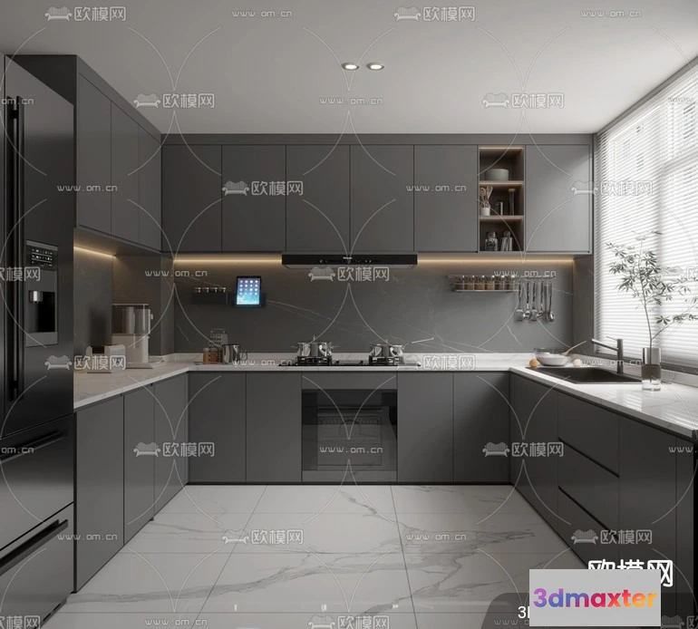 1240772 - KITCHEN SETS - VRAY  CORONA - 3D MODEL - 1510