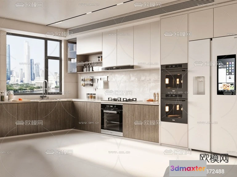 1240774 - KITCHEN SETS - VRAY  CORONA - 3D MODEL - 1511