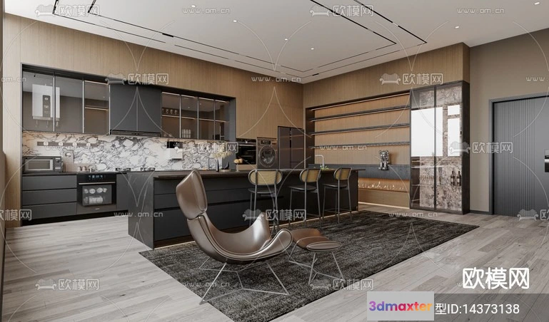 1240782 - KITCHEN SETS - VRAY  CORONA - 3D MODEL - 1515