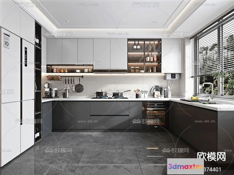 1240788 - KITCHEN SETS - VRAY  CORONA - 3D MODEL - 1518