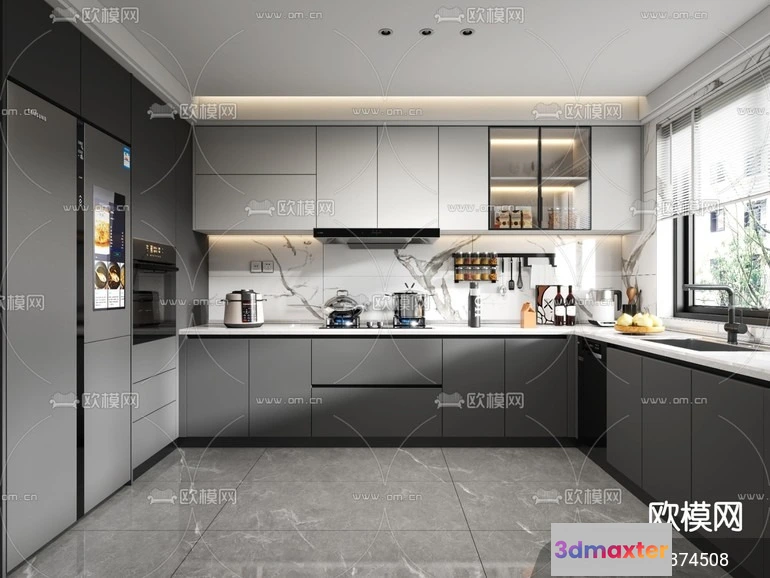 1240790 - KITCHEN SETS - VRAY  CORONA - 3D MODEL - 1519