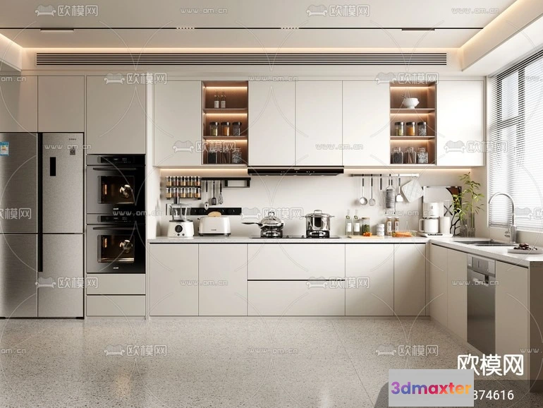 1240792 - KITCHEN SETS - VRAY  CORONA - 3D MODEL - 1520