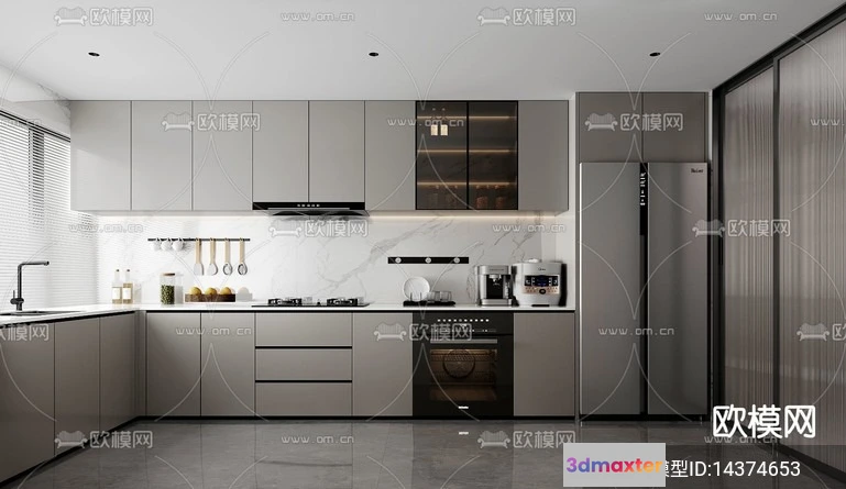 1240794 - KITCHEN SETS - VRAY  CORONA - 3D MODEL - 1521