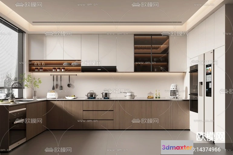 1240796 - KITCHEN SETS - VRAY  CORONA - 3D MODEL - 1522