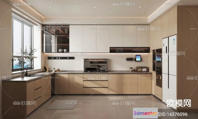 1240800 - KITCHEN SETS - VRAY  CORONA - 3D MODEL - 1524