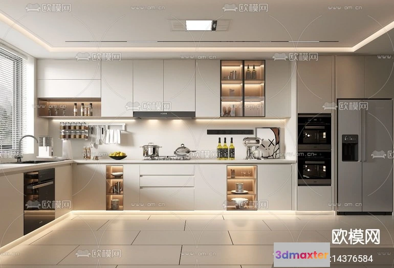 1240806 - KITCHEN SETS - VRAY  CORONA - 3D MODEL - 1527