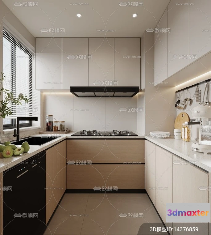 1240812 - KITCHEN SETS - VRAY  CORONA - 3D MODEL - 1530