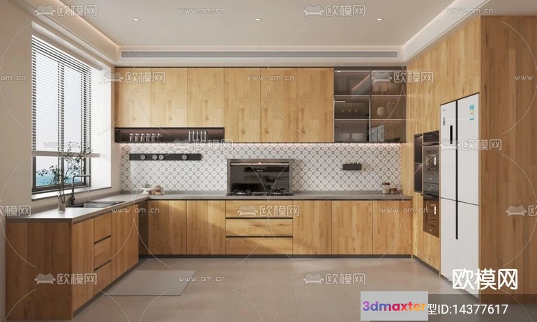 1240816 - KITCHEN SETS - VRAY  CORONA - 3D MODEL - 1532