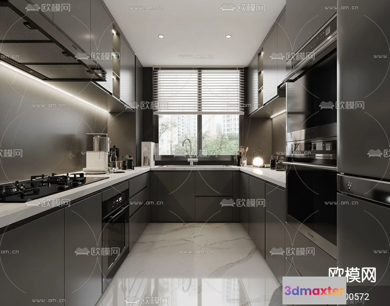 1240818 - KITCHEN SETS - VRAY  CORONA - 3D MODEL - 1533