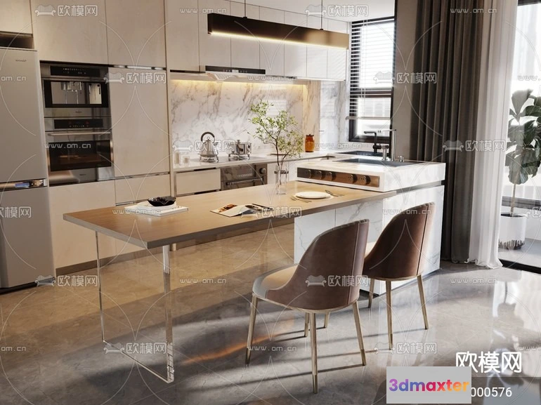 1240820 - KITCHEN SETS - VRAY  CORONA - 3D MODEL - 1534