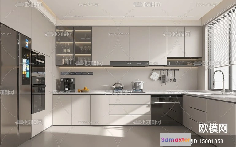 1240830 - KITCHEN SETS - VRAY  CORONA - 3D MODEL - 1539