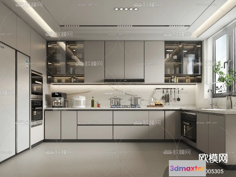 1240838 - KITCHEN SETS - VRAY  CORONA - 3D MODEL - 1543