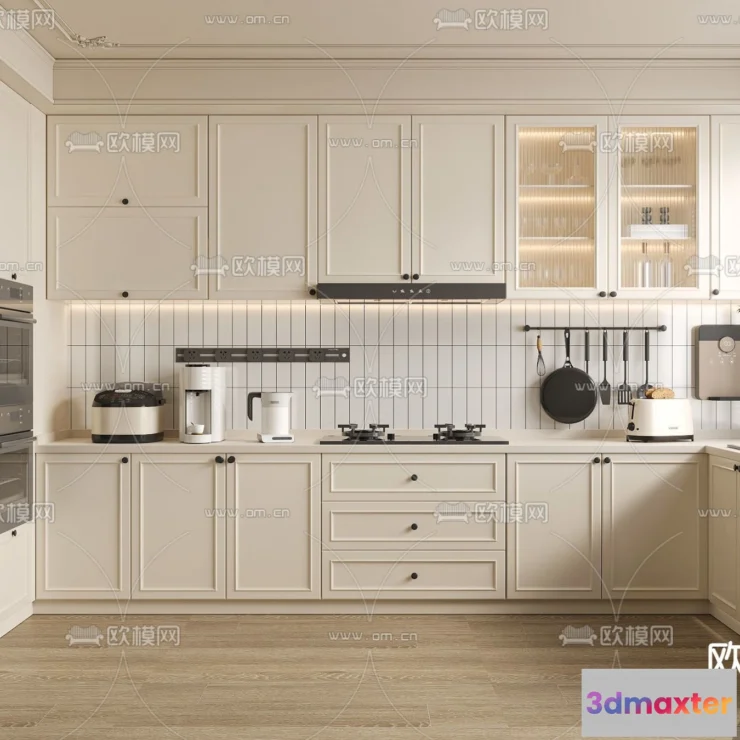 1240844 - KITCHEN SETS - VRAY  CORONA - 3D MODEL - 1546