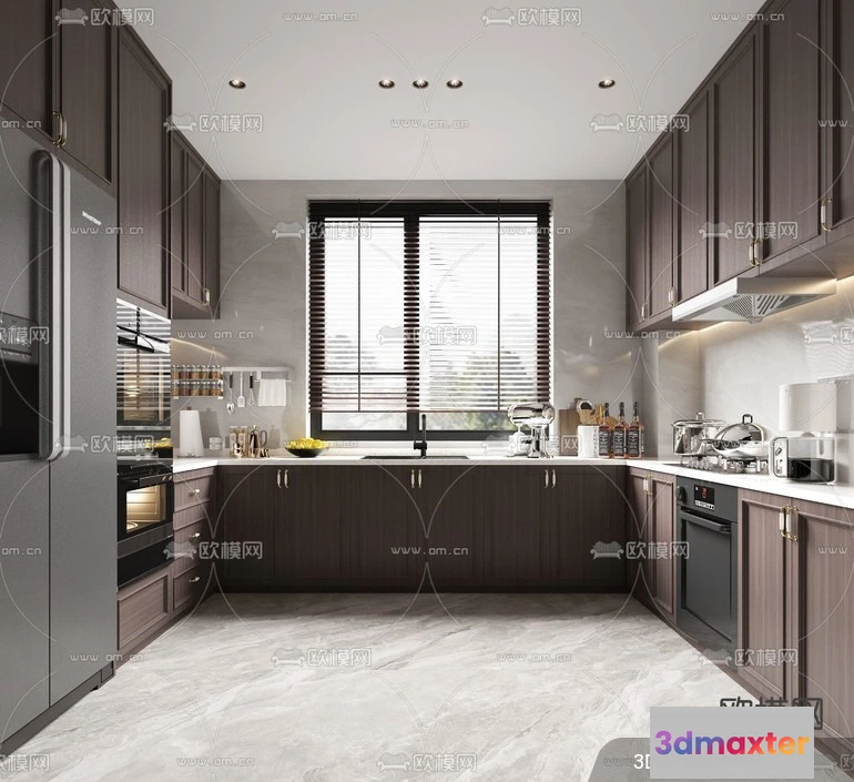 1240854 - KITCHEN SETS - VRAY  CORONA - 3D MODEL - 1551