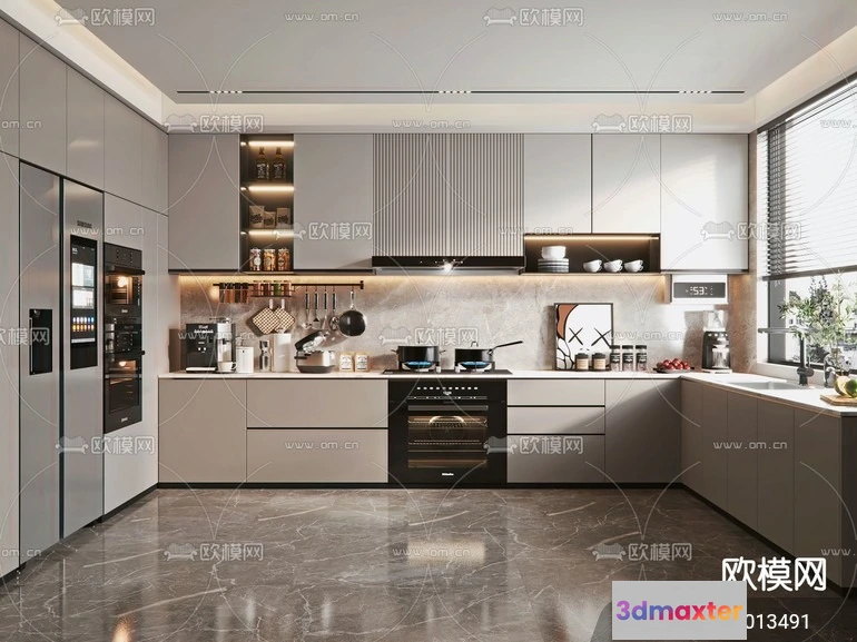 1240868 - KITCHEN SETS - VRAY  CORONA - 3D MODEL - 1558