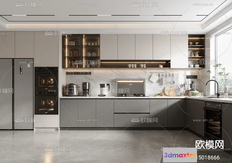 1240880 - KITCHEN SETS - VRAY  CORONA - 3D MODEL - 1564