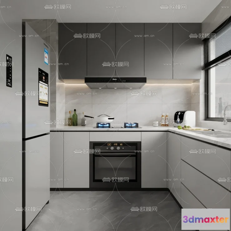 1240894 - KITCHEN SETS - VRAY  CORONA - 3D MODEL - 1571