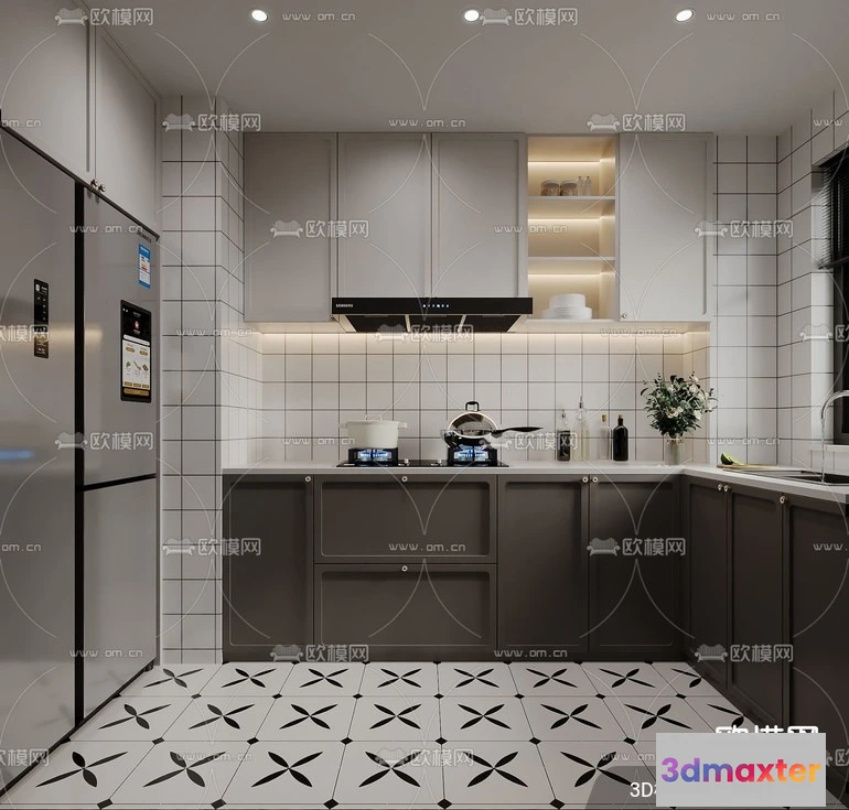 1240896 - KITCHEN SETS - VRAY  CORONA - 3D MODEL - 1572