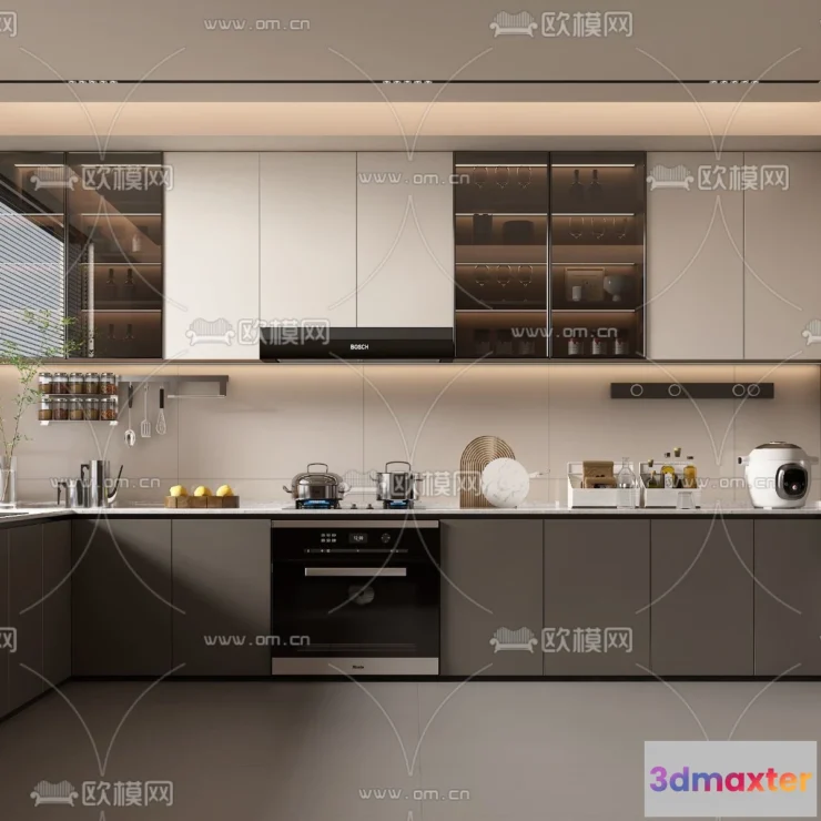 1240906 - KITCHEN SETS - VRAY  CORONA - 3D MODEL - 1577