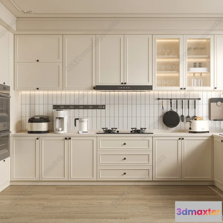 1358192 - Kitchen - 3D Models - 3D Interior Scenes - 163 3D Max