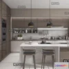 1358395 - Kitchen 3D Interior Scene - 3D Models - 071 3D Max