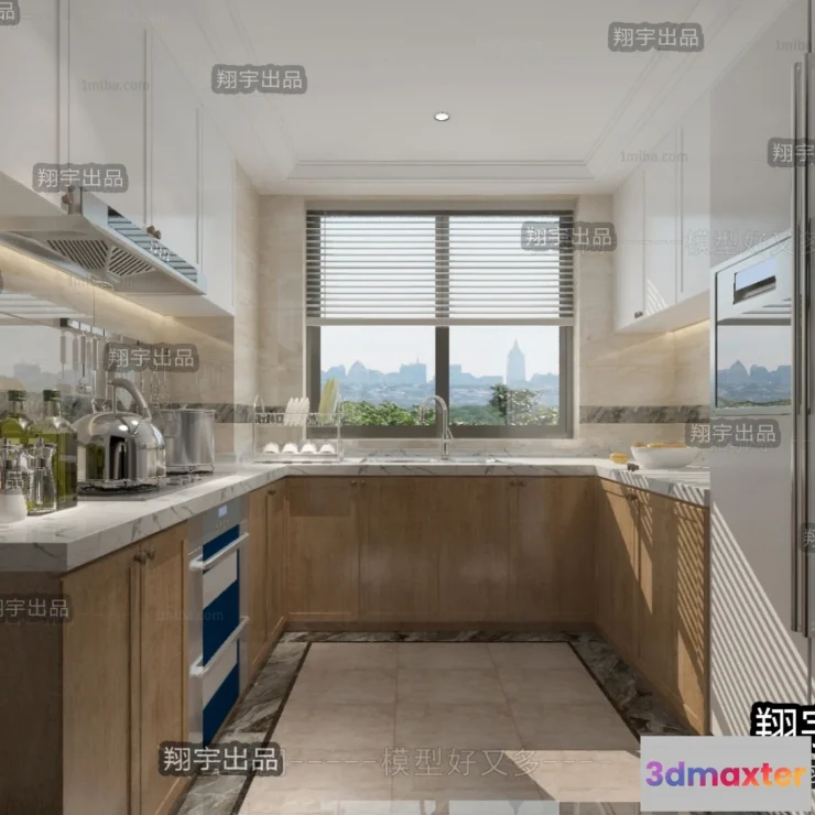 1358455 - Kitchen 3D Interior Scene - 3D Models - 072 3D Max