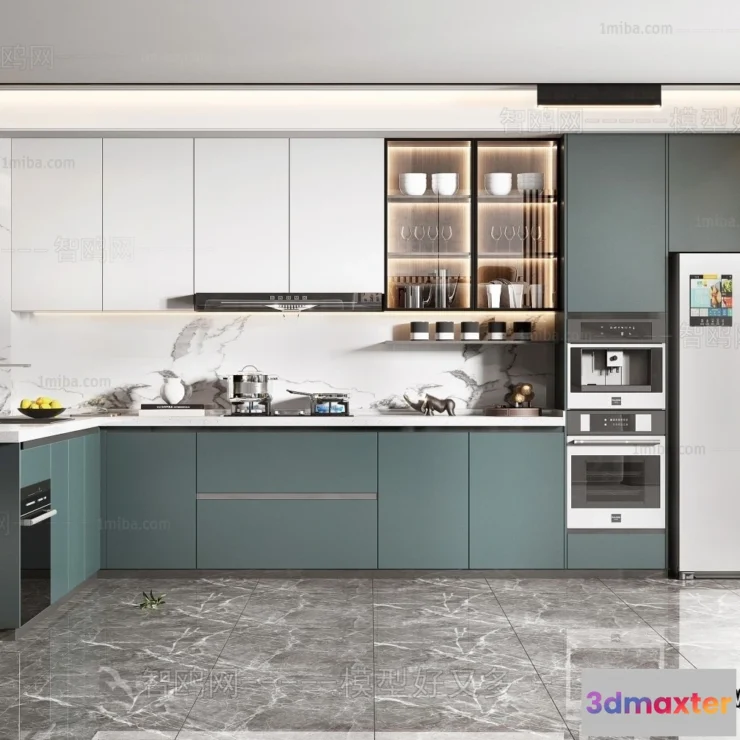 1358574 - Kitchen - Modern Style Interior 3D Scenes - 103 3D Max
