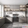 1358777 - Kitchen - Modern Style Interior 3D Scenes - 106 3D Max
